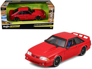 1993 Ford Mustang SVT Cobra Red "Classic Muscle" "Maisto Design" Series 1/24 Diecast Model Car by Maisto image 5