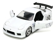 1993 Mazda RX-7 "HKS" White "The Fast and the Furious" (2001) Movie "25 Years of Fast & Furious" Series 1/32 Diecast Model Car by Jada image 2