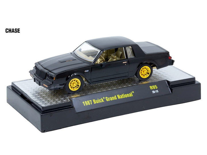 "Auto Meets" Set of 6 Cars IN DISPLAY CASES Release 95 Limited Edition 1/64 Diecast Model Cars by M2 Machines image 2