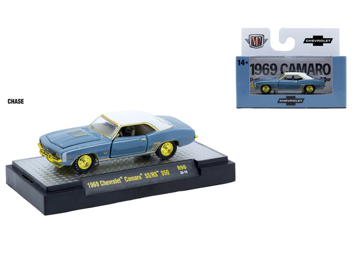 "Auto Meets" Set of 6 Cars IN DISPLAY CASES Release 96 Limited Edition 1/64 Diecast Model Cars by M2 Machines image 2