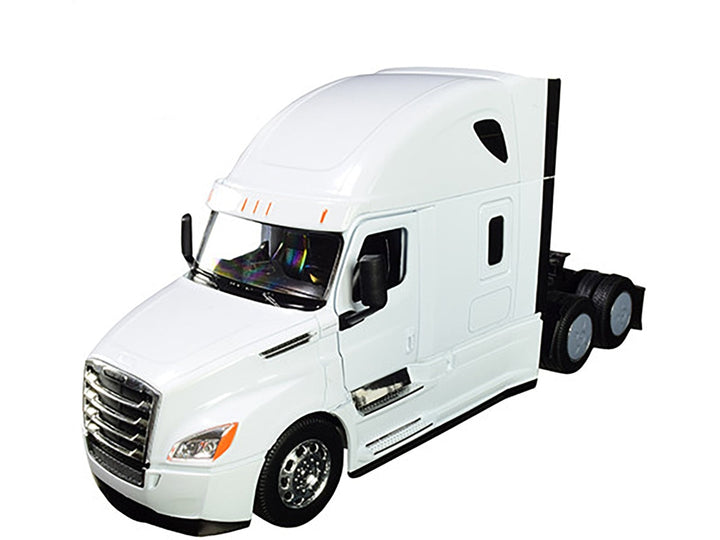 Freightliner Cascadia Truck White "Transporter" 1/32 Diecast Model by Welly image 2