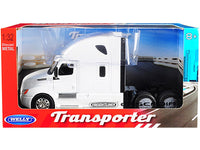 Freightliner Cascadia Truck White "Transporter" 1/32 Diecast Model by Welly image 3