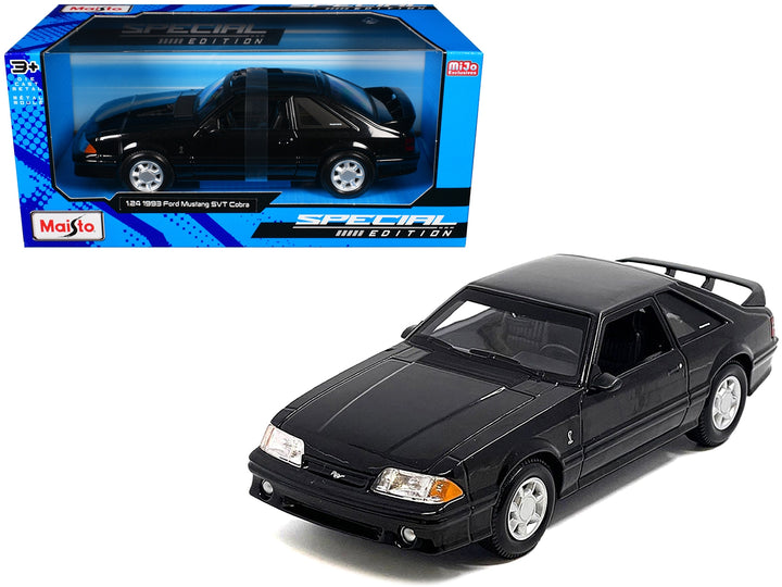 1993 Ford Mustang SVT Cobra Black "Special Edition" Series 1/24 Diecast Model Car by Maisto image 2