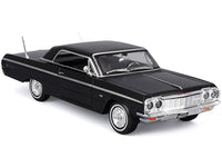 1964 Chevrolet Impala SS Black "Special Edition" Series 1/26 Diecast Model Car by Maisto image 2