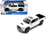 2023 Toyota Tacoma TRD PRO Pickup Truck White with Sunroof "Special Edition" Series 1/27 Diecast Model Car by Maisto image 2