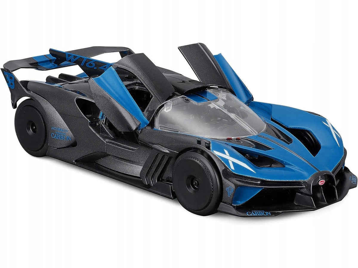 Bugatti Bolide Blue and Black Metallic "Special Edition" Series 1/24 Diecast Model Car by Maisto