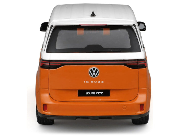 2023 Volkswagen ID. Buzz Van Orange and White "Special Edition" Series 1/24 Diecast Model Car by Maisto image 2