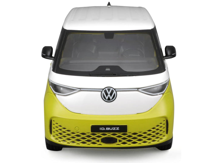 2023 Volkswagen ID. Buzz Van Yellow and White "Special Edition" Series 1/24 Diecast Model Car by Maisto image 2