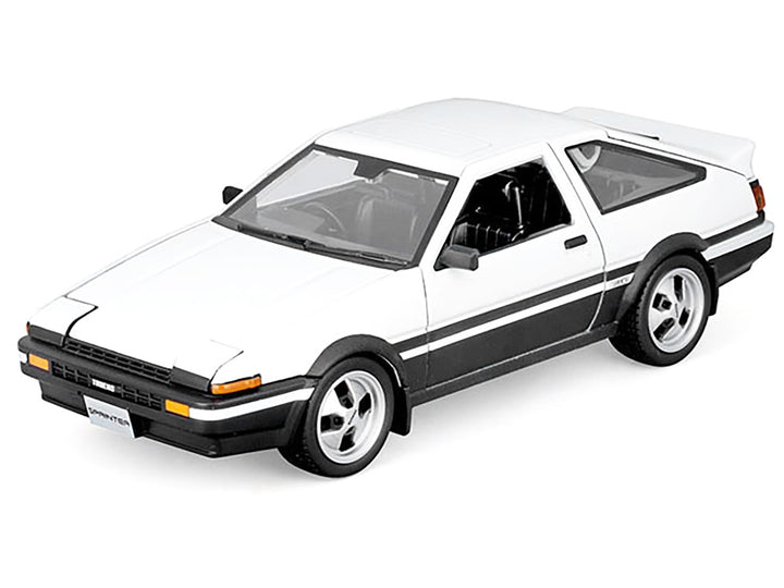 Toyota Sprinter Trueno AE86 RHD (Right Hand Drive) White with Black Stripes "Special Edition" Series 1/24 Diecast Model Car by Maisto image 2