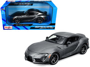 Toyota GR Supra Gray Metallic "Special Edition" Series 1/24 Diecast Model Car by Maisto