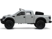 2011 Ford F-150 SVT Raptor Pickup Truck Light Gray with Extra Wheels "Just Trucks" Series 1/24 Diecast Model Car by Jada image 2