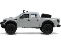 2011 Ford F-150 SVT Raptor Pickup Truck Light Gray with Extra Wheels "Just Trucks" Series 1/24 Diecast Model Car by Jada image 2