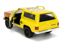 1980 Chevrolet K5 Blazer "SpongeBob Star" Livery Yellow "SpongeBob SquarePants" (1999-Current) TV Series "Hollywood Rides" Series 1/32 Diecast Model Car by Jada image 4