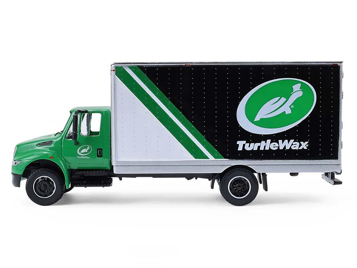 2013 International Durastar Box Van "Turtle Wax" Green "H.D. Trucks" Series 26 1/64 Diecast Model Car by Greenlight image 2