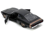 1968 Dodge Charger Widebody Matt Black with Bronze Tail Stripe "F9" (2021) Movie "Fast & Furious" Series 1/32 Diecast Model Car by Jada image 5