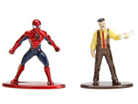 "Daily Bugle" and Subway Diorama Set with Spider-Man and J. Jonah Jameson Diecast Figures "Marvel's Spider-Man" "Nano Scene" Series Models by Jada image 2