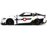 2020 Toyota Supra White and Roy Focker Diecast Figurine "Robotech" "Hollywood Rides" Series 1/24 Diecast Model Car by Jada image 2