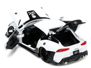 2020 Toyota Supra White and Roy Focker Diecast Figurine "Robotech" "Hollywood Rides" Series 1/24 Diecast Model Car by Jada image 5