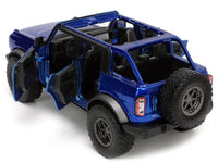 2021 Ford Bronco Open-Top Candy Blue Metallic with Extra Wheels "Just Trucks" Series 1/24 Diecast Model Car by Jada image 4