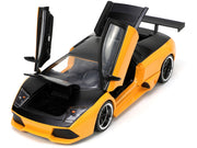 Lamborghini Murcielago LP 640 Yellow Metallic and Matt Black "Hyper-Spec" Series 1/24 Diecast Model Car by Jada image 4