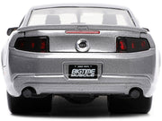 2010 Ford Mustang GT Gray Metallic with Flames "Ford Motor Company" "Bigtime Muscle" Series 1/24 Diecast Model Car by Jada image 5