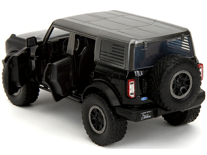 2021 Ford Bronco Badlands Black "Rigid" with Extra Wheels "Just Trucks" Series 1/24 Diecast Model Car by Jada image 2