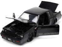1987 Buick Grand National Black Metallic "Blackbird" "Bigtime Muscle" Series 1/24 Diecast Model Car by Jada image 2