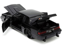 1987 Buick Grand National Black Metallic "Blackbird" "Bigtime Muscle" Series 1/24 Diecast Model Car by Jada image 3