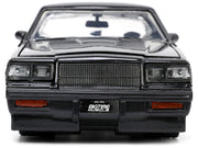 1987 Buick Grand National Black Metallic "Blackbird" "Bigtime Muscle" Series 1/24 Diecast Model Car by Jada image 4
