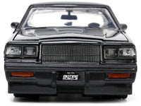 1987 Buick Grand National Black Metallic "Blackbird" "Bigtime Muscle" Series 1/24 Diecast Model Car by Jada image 4