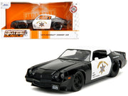 1979 Chevrolet Camaro Z28 Police Black and White "Highway Drag" "Bigtime Muscle" Series 1/24 Diecast Model Car by Jada image 5