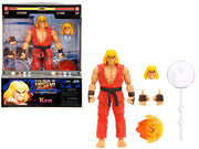 Ken 6" Moveable Figure with Accessories and Alternate Head and Hands "Ultra Street Fighter II: The Final Challengers" (2017) Video Game Model by Jada image 4