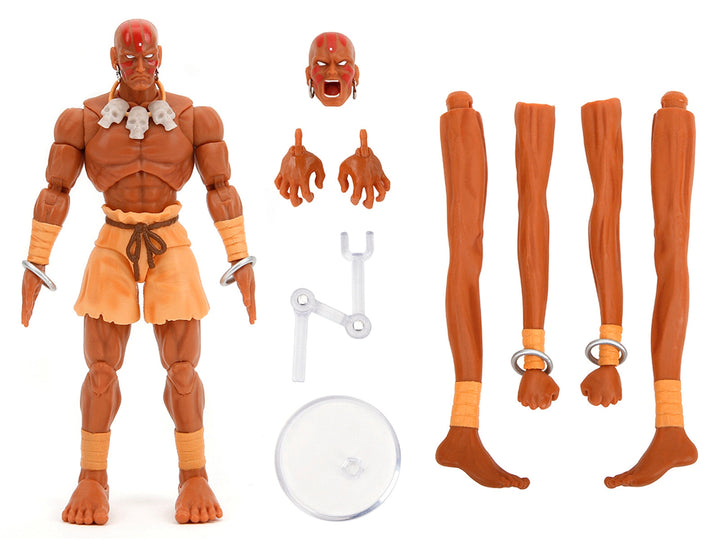 Dhalsim 6" Moveable Figure with Alternate Head and Limbs "Ultra Street Fighter II: The Final Challengers" (2017) Video Game Model by Jada image 2