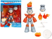 Fire Man 5.5" Moveable Figure with Accessories and Alternate Head and Hands "Mega Man" (1987) Video Game model by Jada image 2
