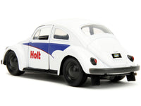 Jada 34237 white and blue 1959 Volkswagen Beetle Holt with boxing-glove accessory, Punch Buggy 1:32