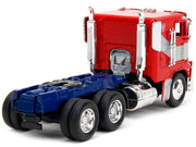 Optimus Prime Tractor Truck Red and Blue with Silver Stripes "Transformers: Rise of the Beasts" (2023) Movie "Hollywood Rides" Series 1/32 Diecast Model Car by Jada image 3