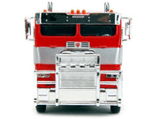 Optimus Prime Tractor Truck Red and Blue with Silver Stripes "Transformers: Rise of the Beasts" (2023) Movie "Hollywood Rides" Series 1/32 Diecast Model Car by Jada image 4