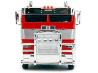 Optimus Prime Tractor Truck Red and Blue with Silver Stripes "Transformers: Rise of the Beasts" (2023) Movie "Hollywood Rides" Series 1/32 Diecast Model Car by Jada image 4