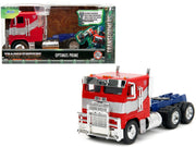 Optimus Prime Tractor Truck Red and Blue with Silver Stripes "Transformers: Rise of the Beasts" (2023) Movie "Hollywood Rides" Series 1/32 Diecast Model Car by Jada image 5