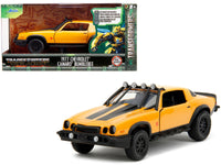 1977 Chevrolet Camaro Off-Road Version Yellow Metallic with Black Stripes "Transformers: Rise of the Beasts" (2023) Movie "Hollywood Rides" Series 1/32 Diecast Model Car by Jada image 5