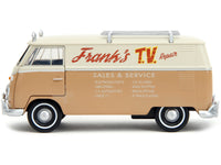 Volkswagen Bus "WheelJack" Tan and Beige "Frank's TV Repair" "Transformers: Rise of the Beasts" (2023) Movie "Hollywood Rides" Series 1/32 Diecast Model Car by Jada image 5