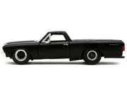 1967 Chevrolet El Camino Matt Black "Fast & Furious" Series 1/32 Diecast Model Car by Jada image 5