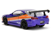 2001 Nissan Silvia S15 RHD (Right Hand Drive) Blue Metallic with Graphics "The Fast and the Furious: Tokyo Drift" (2006) Movie "Fast & Furious" Series 1/32 Diecast Car Model by Jada image 5