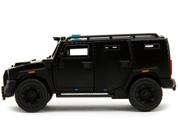 Jada Fast X Agency SUV matte black opening doors 1:32 34449, view 1