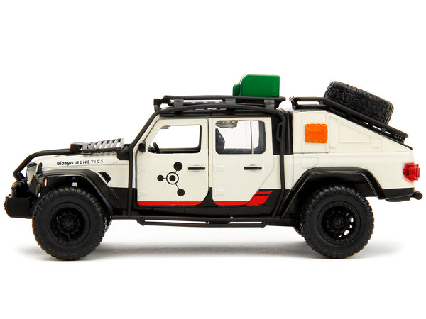 Jada Jeep Gladiator Biosyn Genetics beige equipment shell Jurassic World Dominion 1:32 34465, view 1