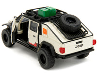 Jada Jeep Gladiator Biosyn Genetics beige equipment shell Jurassic World Dominion 1:32 34465, view 3