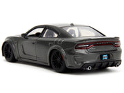 2021 Dodge Charger SRT Hellcat Gray Metallic "Fast X" (2023) Movie "Fast & Furious" Series 1/32 Diecast Model Car by Jada image 2