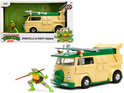 Party Wagon Green and Beige and Donatello Diecast Figure "Teenage Mutant Ninja Turtles" "Hollywood Rides" Series Diecast Model by Jada image 3