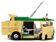 Party Wagon Green and Beige and Donatello Diecast Figure "Teenage Mutant Ninja Turtles" "Hollywood Rides" Series Diecast Model by Jada image 4