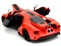 2017 Ford GT Light Red Metallic with Black Stripe "Pink Slips" Series 1/24 Diecast Model Car by Jada image 4